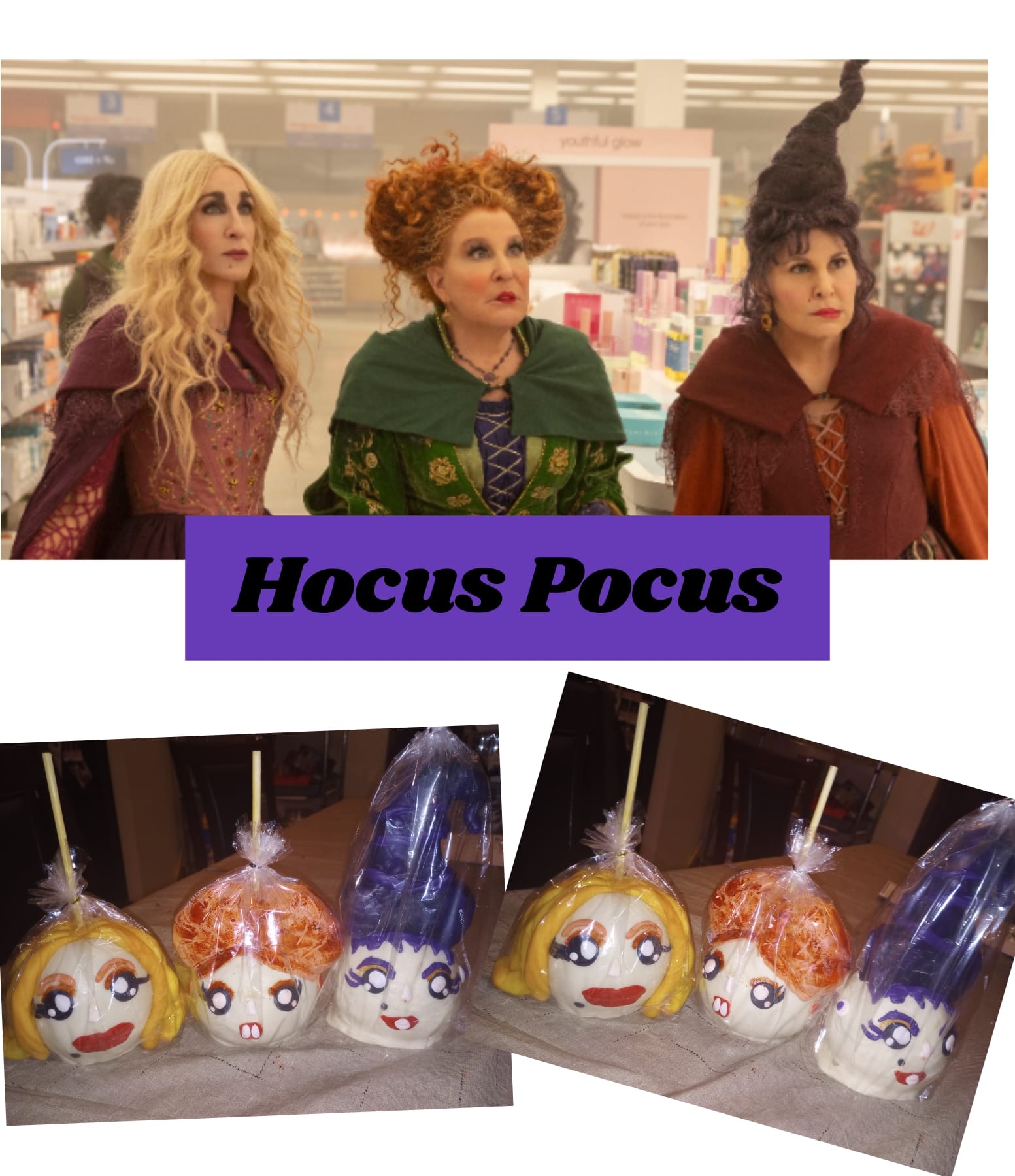 hocus pocus themed apples